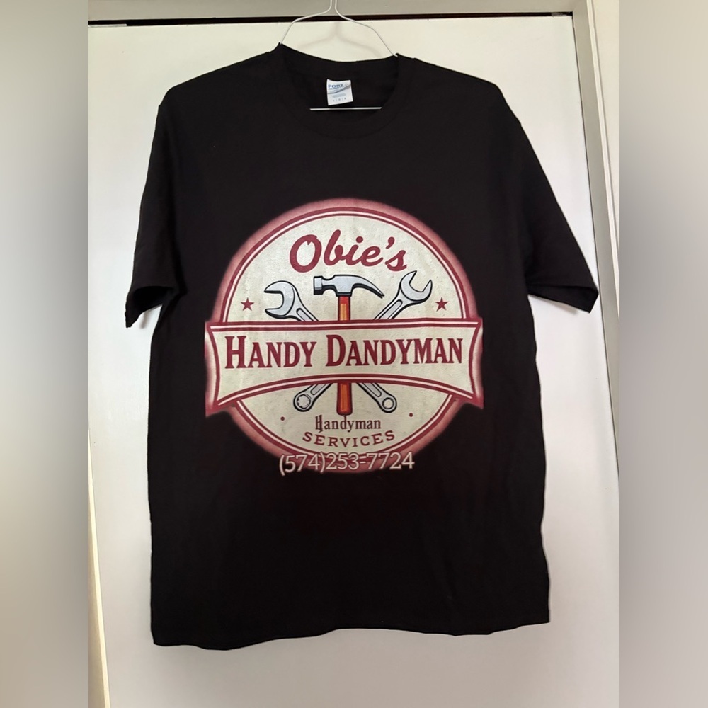 NEW- Warsaw automotive men’s graphic, black short sleeve cotton fun T-shirt